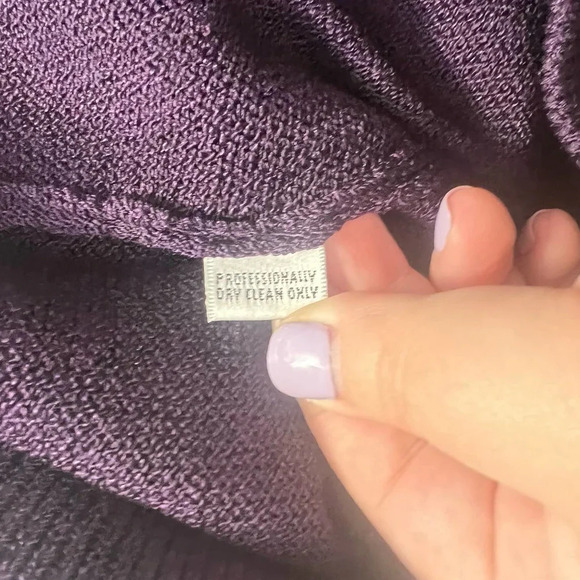 St. John Santana Knit Pleated Pants in‎ Purple Size US 2 - Picture 10 of 10